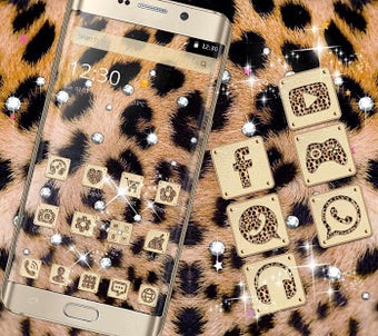 Imagen 1 para Diamond Cheetah Theme - g…