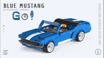 Image 2 for Blue Mustang for LEGO 310…