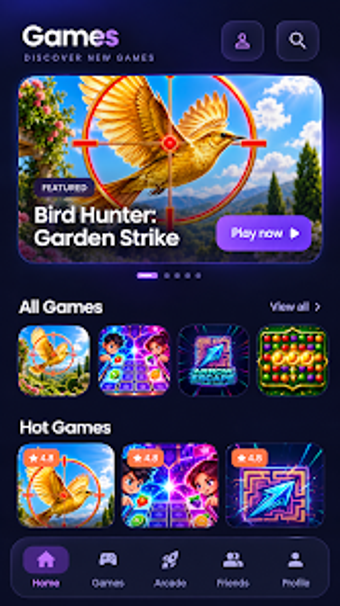 Imagen 0 para GameHub: Mini Games  Arca…