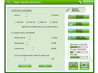 Image 0 for Magic Memory Optimizer