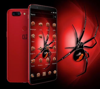 Image 1 for Red Poisonous Spider Them…