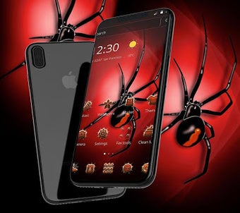 Image 2 for Red Poisonous Spider Them…