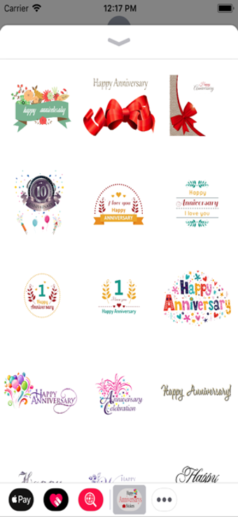 Image 1 for Happy Anniversary Sticker…