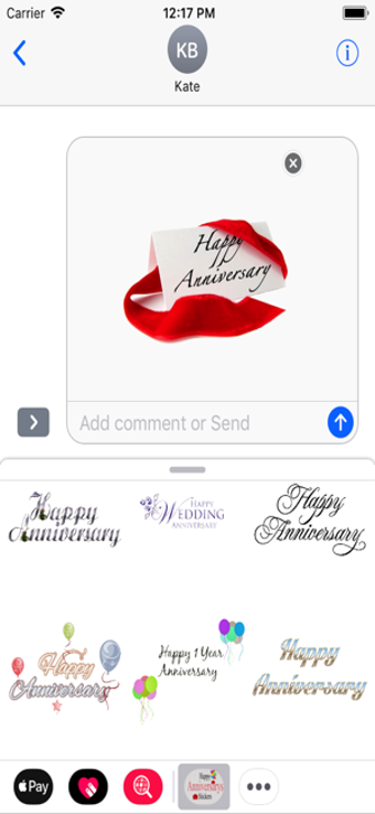 Image 3 for Happy Anniversary Sticker…
