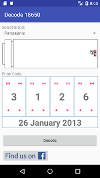 Imagen 2 para Decode 18650 Battery Date