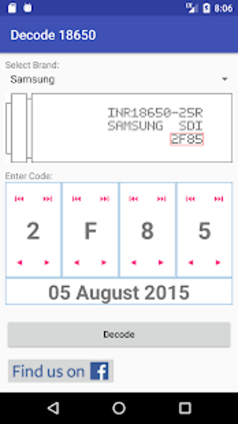 Imagen 1 para Decode 18650 Battery Date