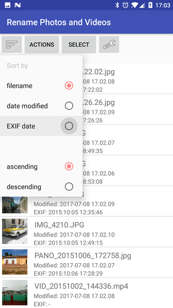 Image 0 for Rename Photos and Videos