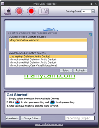 Image 0 for Free Cam Recorder