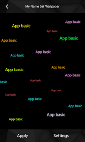 Image 0 for My name live wallpaper