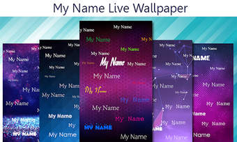 Image 1 for My name live wallpaper