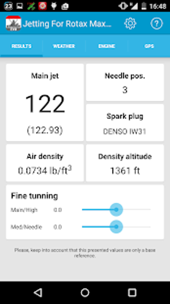 Imagen 0 para Jetting for Rotax Max Evo