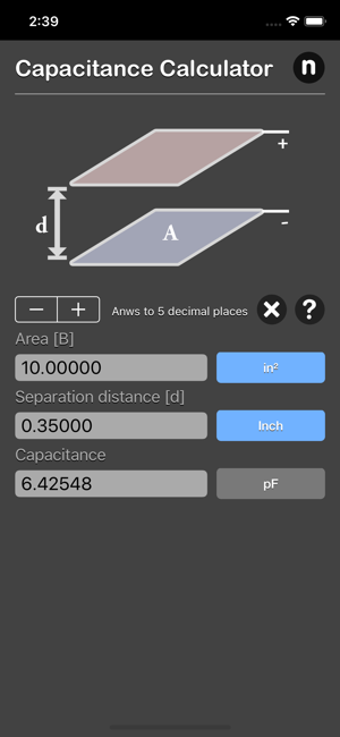 Image 3 for Capacitance Calculator