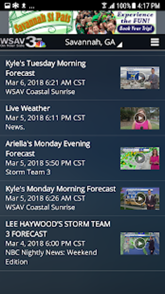 Image 0 for WSAV Weather