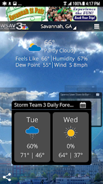 Image 1 for WSAV Weather