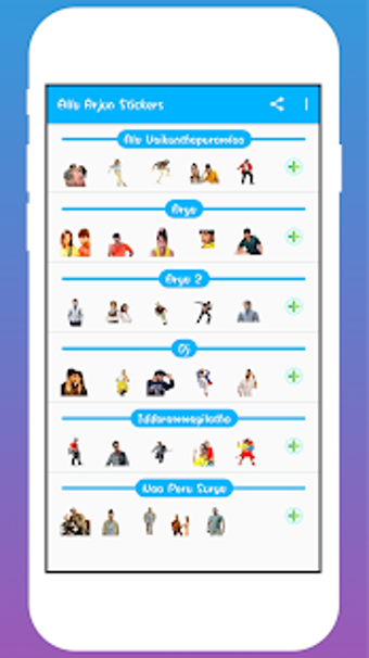 Imagen 1 para Allu Arjun Stickers