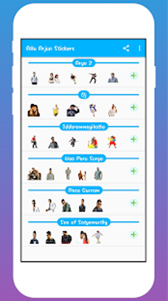 Imagen 1 para Allu Arjun Stickers
