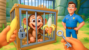 Image 0 for I Am Zoo Cage Monkey