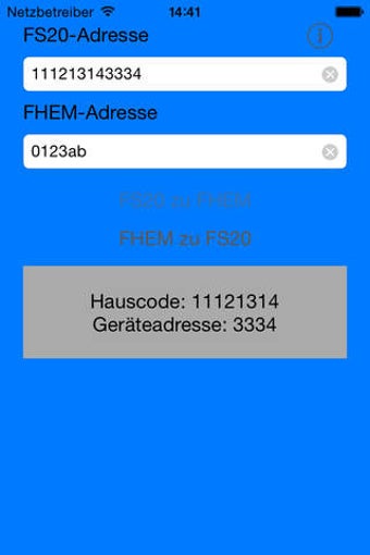 Image 0 for FS20-Fhem Umrechner