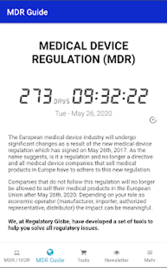 Imagen 2 para Regulatory Globe MDR / IV…