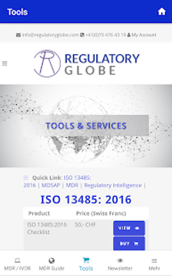 Imagen 0 para Regulatory Globe MDR / IV…