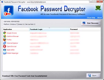 Imagen 0 para Facebook Password Decrypt…