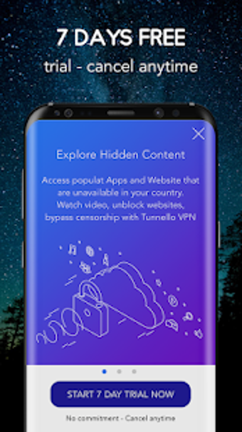 Imagen 1 para Tunnello VPN - Unblock In…