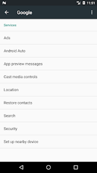 Imagen 1 para Google Settings App Launc…