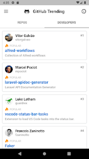 Image 1 for GitHub Trending