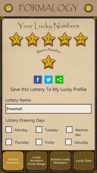 Image 1 for Formalogy Lucky Numbers &…