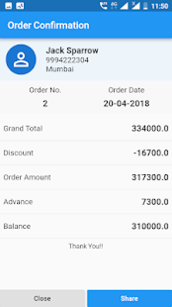 Imagen 0 para Sales Order - Any Busines…