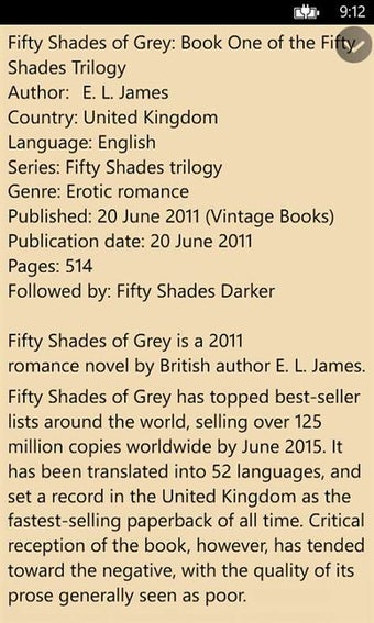 Image 1 for Fifty Shades of Grey Book…