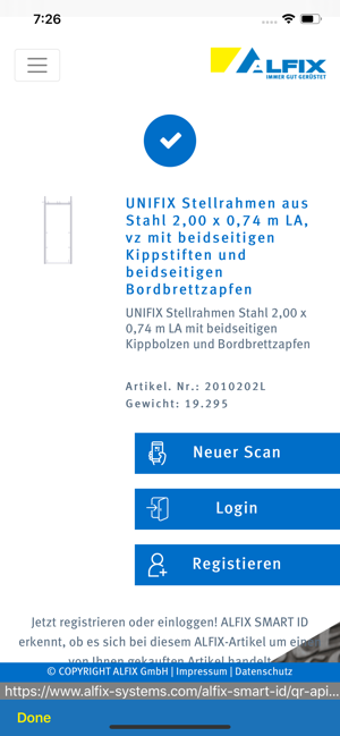 Image 0 for ALFIX SMART ID