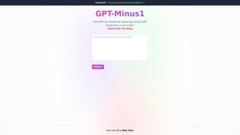 Image 0 for GPT-Minus1