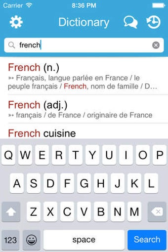 Image 0 for French English Dictionary…