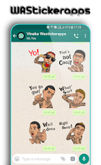 Imagen 1 para WAStickerApps: Dope Stick…