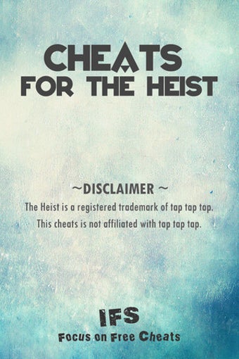 Image 1 for Cheats for The Heist - by…