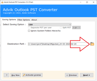 Imagen 0 para Advik PST to CSV Converte…