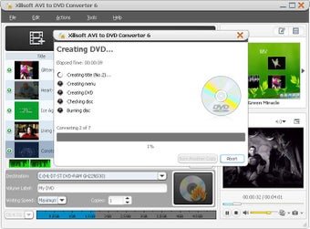 Image 0 for Xilisoft AVI to DVD Conve…