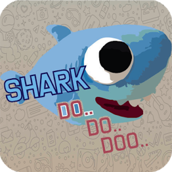 Image 1 for Stickers Daddy Shark : Wa…