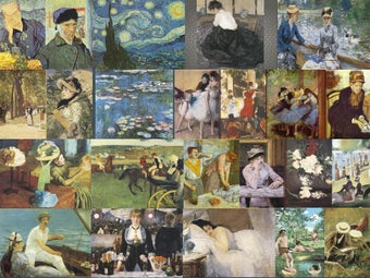 Image 0 for Impressionists Art Slide …