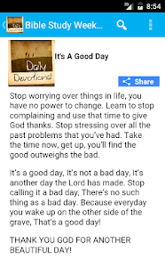 Image 0 for Daily Devotional