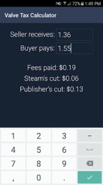 Image 1 for Valve Tax Calculator