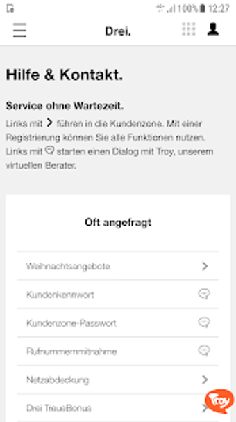 Image 2 for Drei Kundenzone