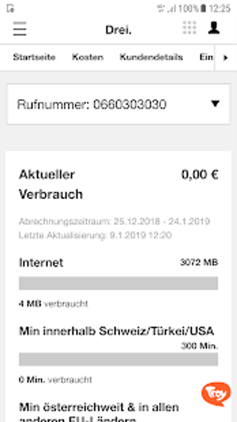 Imagen 0 para Drei Kundenzone