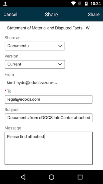 Image 0 for OpenText eDOCS InfoCenter