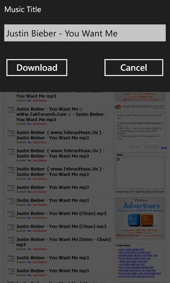 Imagen 3 para Music Downloader for Wind…