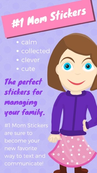Image 0 for #1 Mom Stickers
