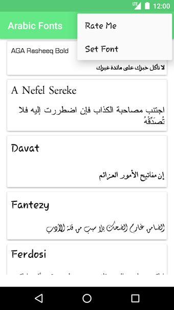 Image 0 for Arabic Fonts for FlipFont