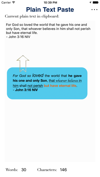 Image 0 for Plain Text Paste