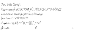 Image 0 for Wild Script